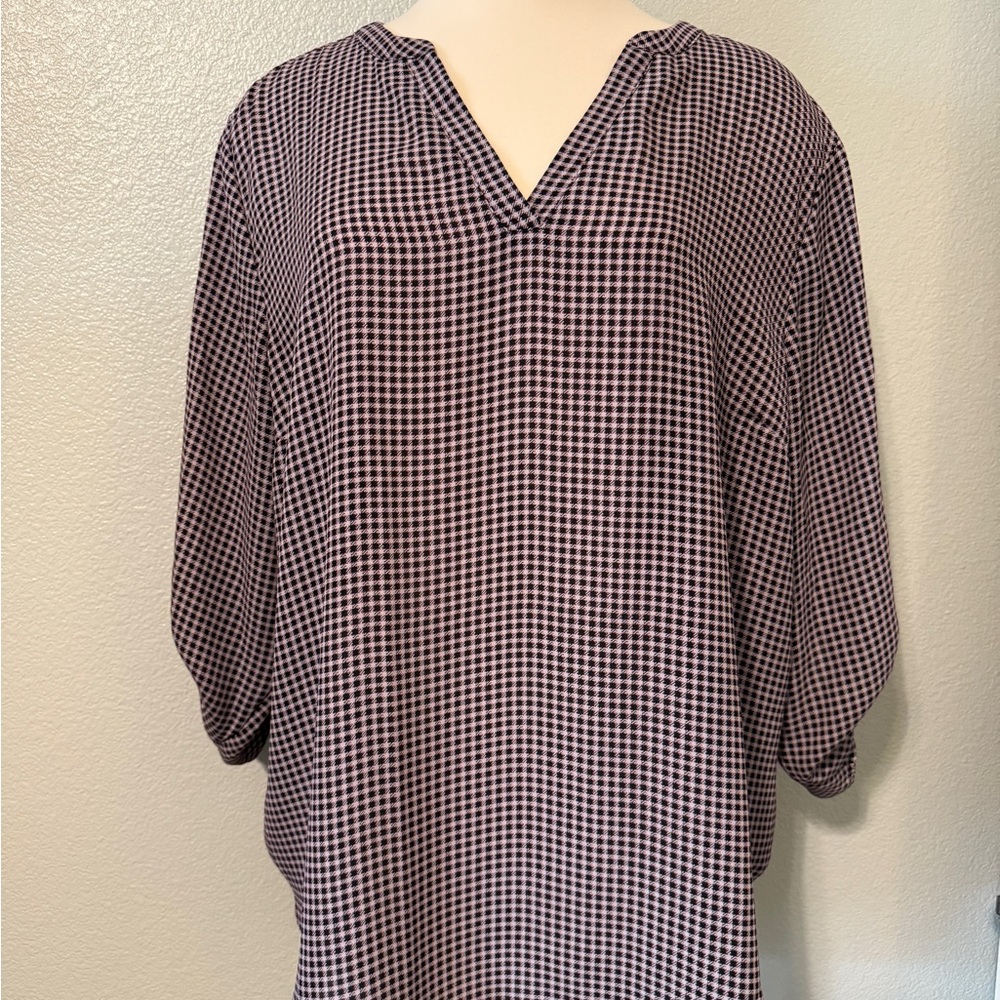 Maurices Gingham Top Blouse